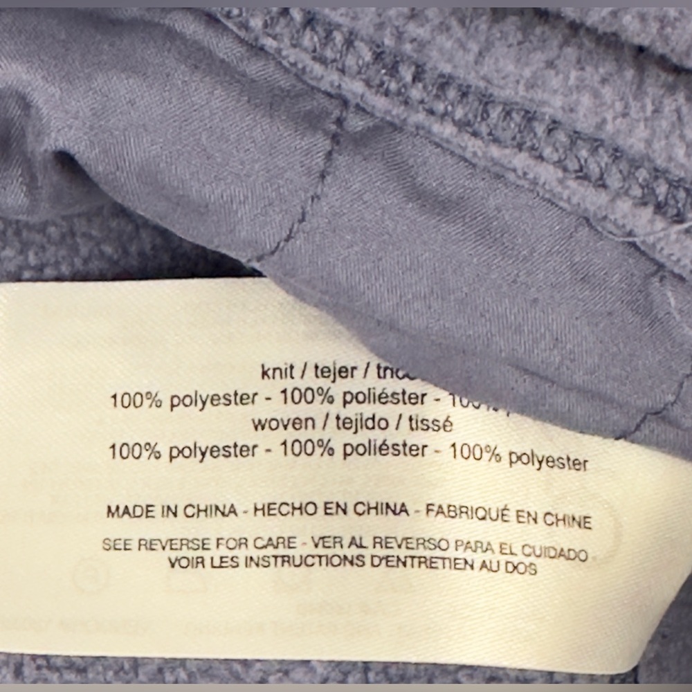 Bass Outdoor Woman’s Half Zip Fleece Pullover with Thumbholes Heron Color M NWT - Picture 8 of 13